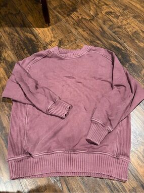 Aerie oversized brown sweatshirt